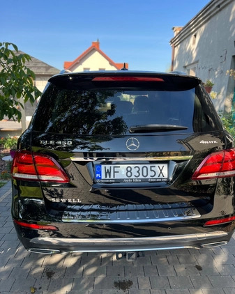 Mercedes-Benz GLE cena 165000 przebieg: 90883, rok produkcji 2018 z Warszawa małe 742
